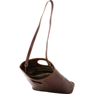Borsa a tracolla  da donna In Vera pelle Made in Italy 28x33x10 cm