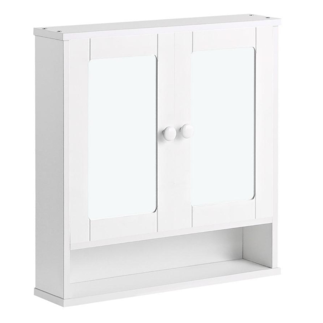 Mobiletto da bagno 2 ante con specchio e 1 mensola - Joyce