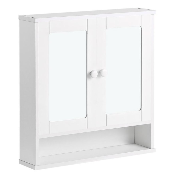 Mobiletto da bagno 2 ante con specchio e 1 mensola - Joyce