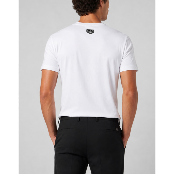 PHILIPP PLEIN Camiseta de cuello redondo y manga corta SKULL