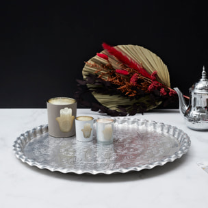 Plateau Metal Argente D47.5cm A1/m6