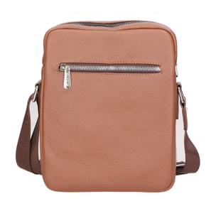 Borsa a tracolla uomo - Modello False - 100% pelle PU - 20.0 x 24.0 x 6.0 cm