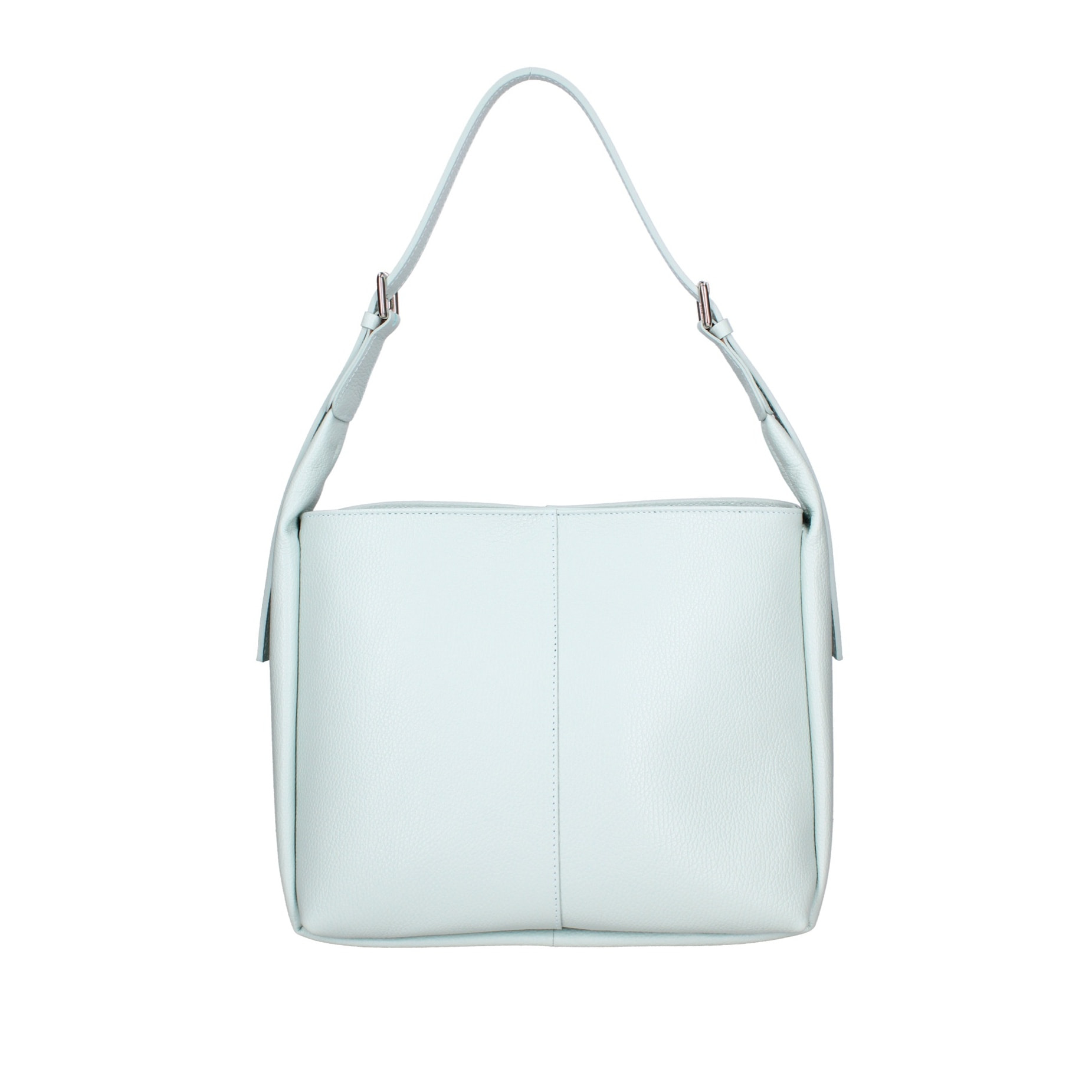 Borsa a spalla da donna - Modello False - Misto pelle e tessuto - 31.0 x 26.0 x 14.0 cm