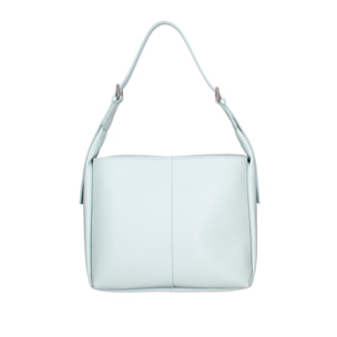 Borsa a spalla da donna - Modello False - Misto pelle e tessuto - 31.0 x 26.0 x 14.0 cm