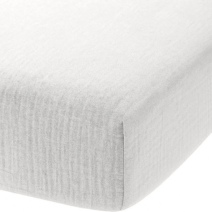 Drap housse - bonnet:30cm - 100% gaze de coton chantilly