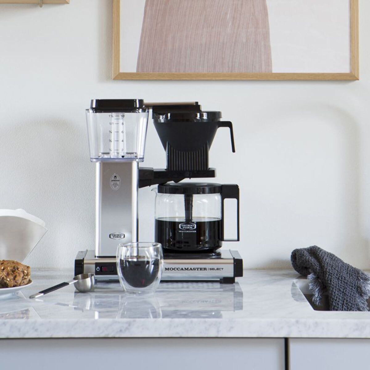 Cafetière filtre MOCCAMASTER Brushed
