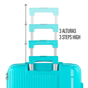 Juego De Maletas Rígidas Pp Itaca 761300 Viaje Pp Itaca Online Turquesa