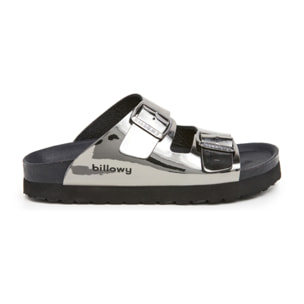 SANDALO CON ZEPPA BILLOWY GRIGIO