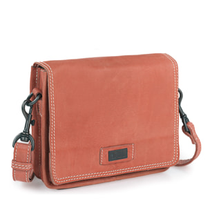 Bolso Bandolera Mujer Piel Lois Whitney Rojo