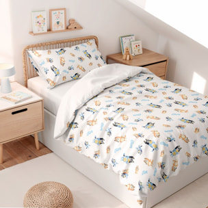 Funda nordica BLUEY + funda almohada 65x65