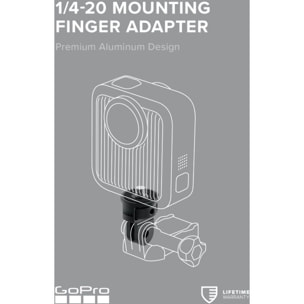 Adaptateur caméra sport GOPRO Mounting Finger Adapte