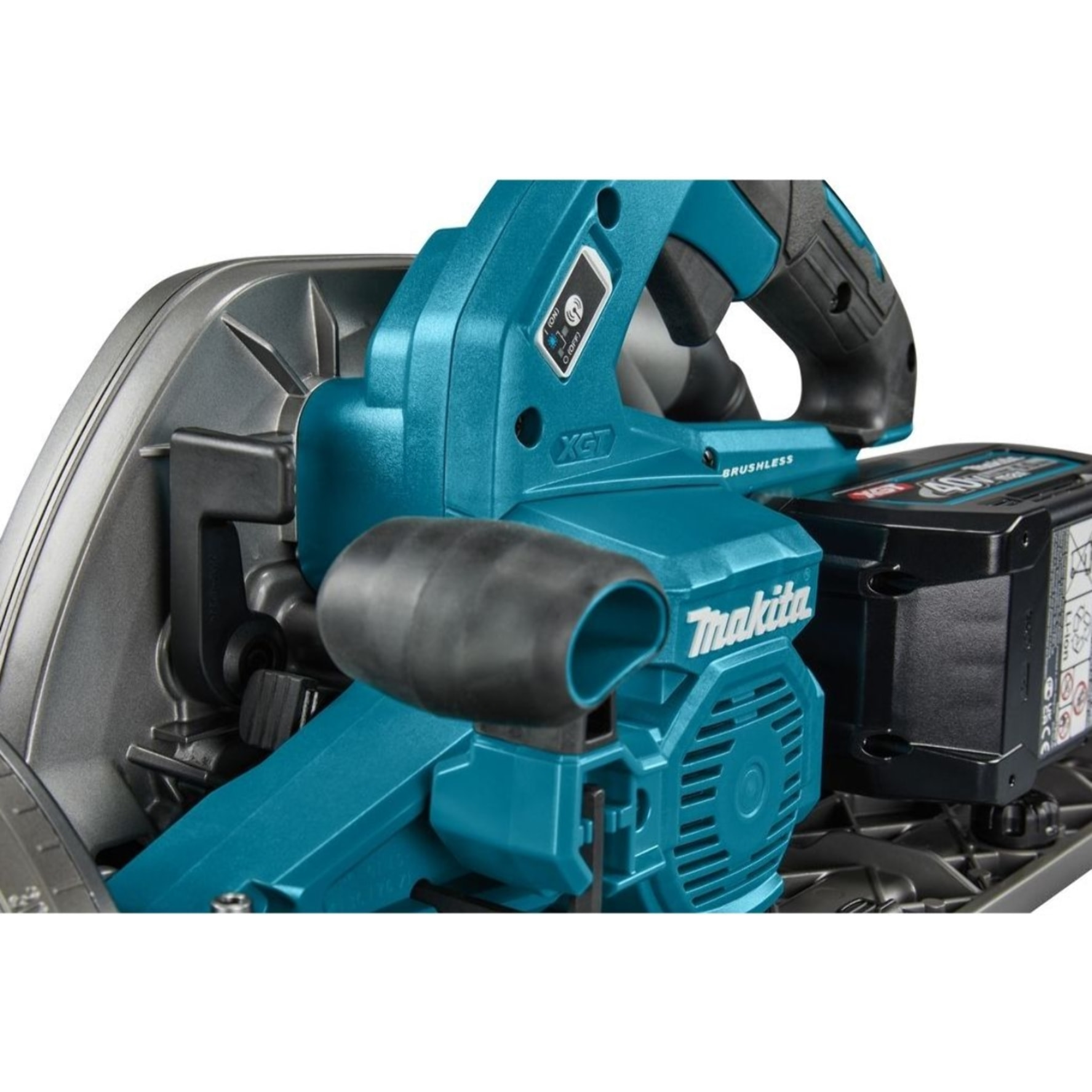 Scie circulaire 235 mm 40V max - MAKITA - avec 2 batteries 40V 5.0Ah - coffret - HS009GT201