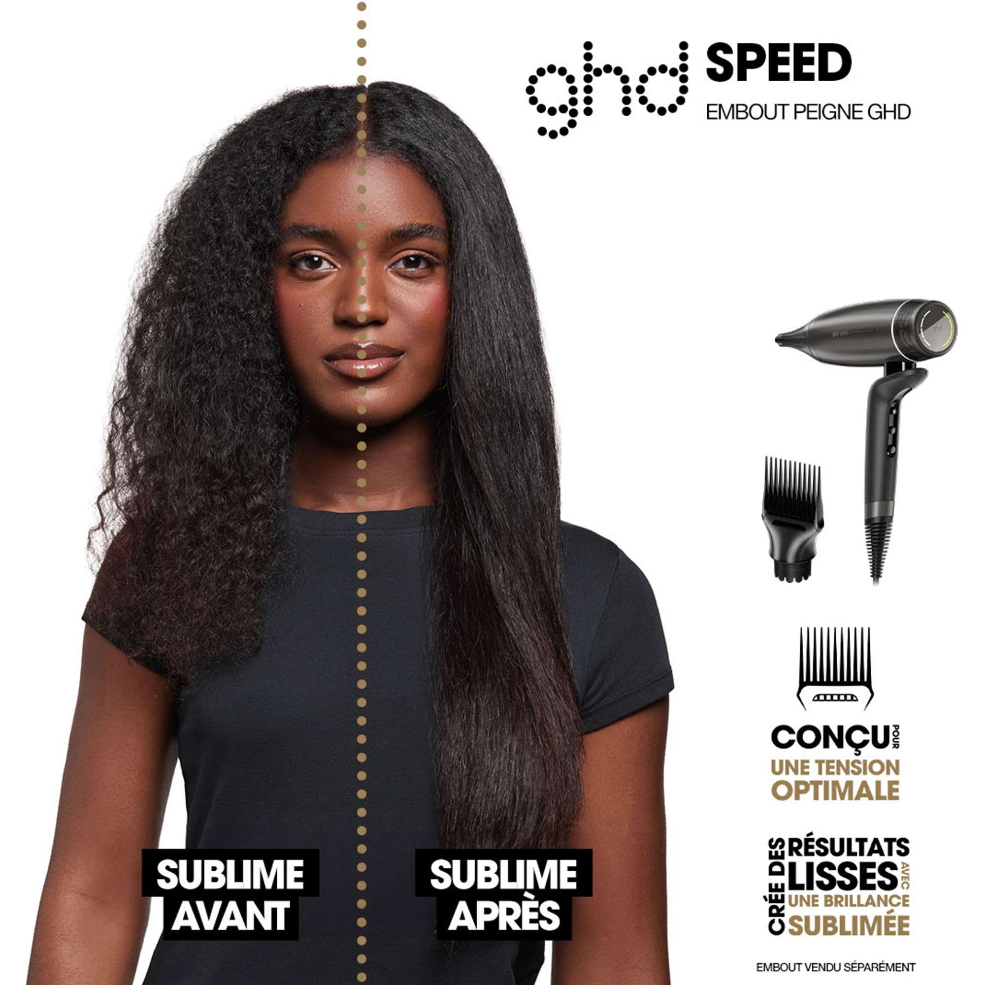 Embout peigne ghd pour sèche-cheveux ghd speed