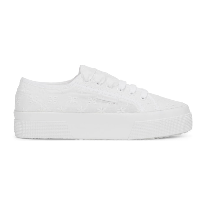 Superga - Zapatos de mujer Mujer Blanco - 2740 FLOWER SANGALLO