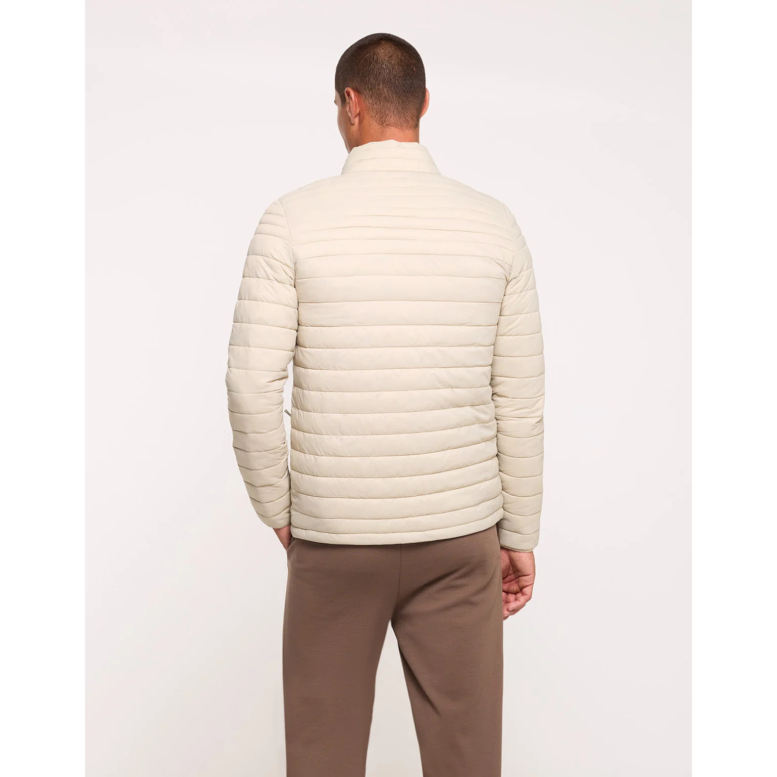 Chaqueta Beige Piedra Acolchada - Kea