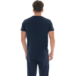 T-shirt uomo maniche corte piccolo logo