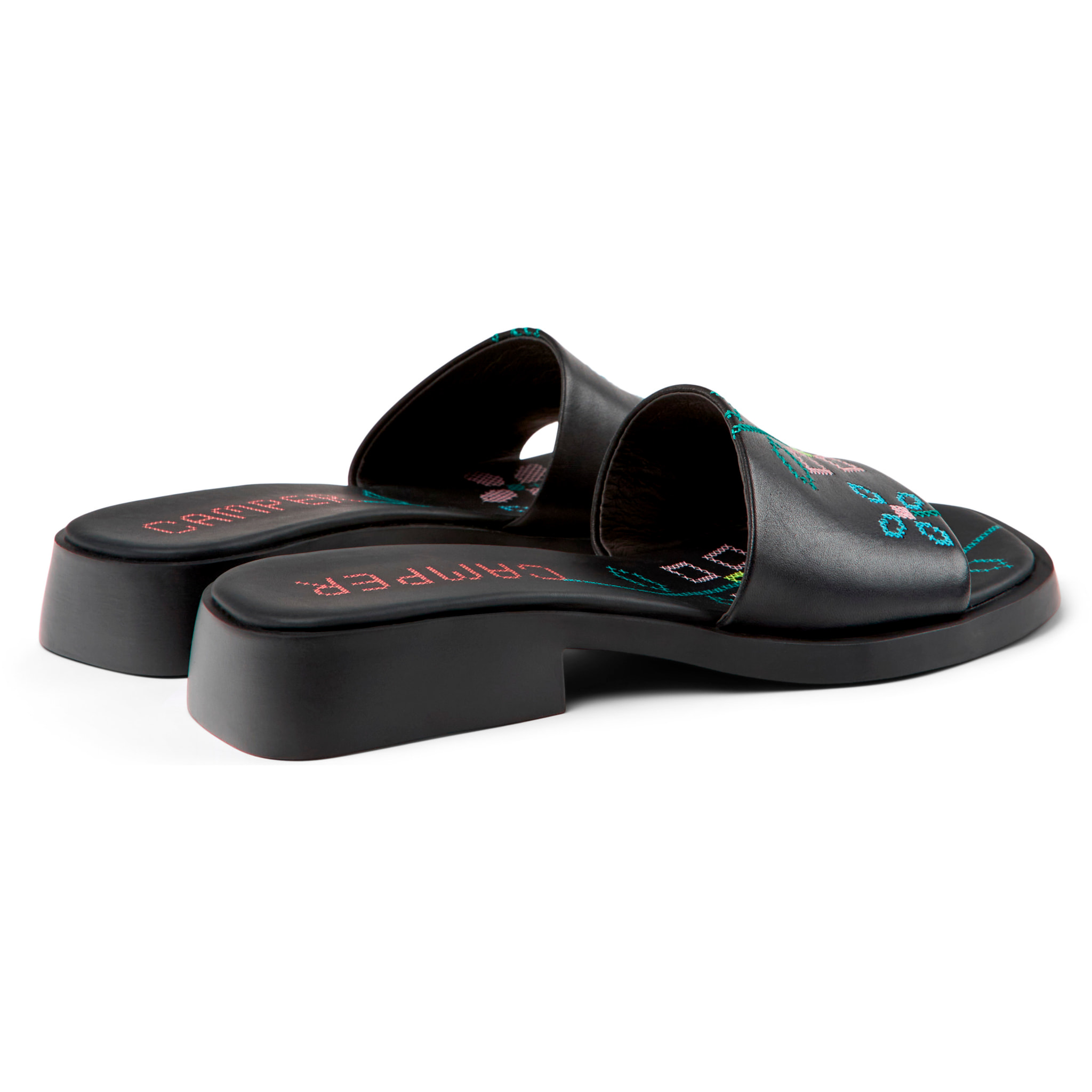 Sandalias - CAMPER Dana Twins - Negro - Cuero liso
