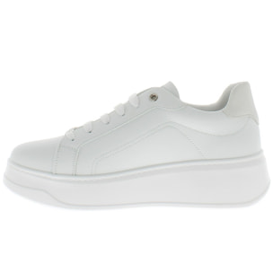 Armata di Mare Scarpe Donna Sneakers Basse con Soletta in Memory Foam AMD S51H27 White Silver