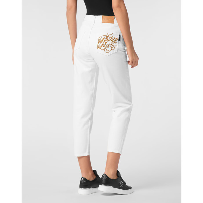 PHILIPP PLEIN Mom Fit LOGO