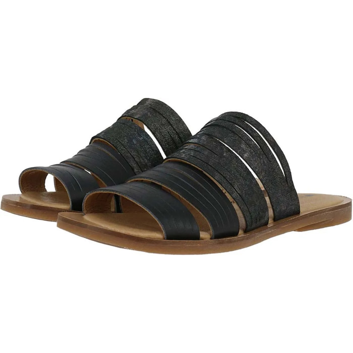 Sandalias N5183 VAQUETILLA-FANTASY CARBON / TULIP color Carbon