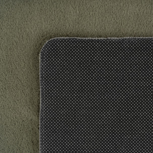 ALBA - Tapis doux vert à poils courts