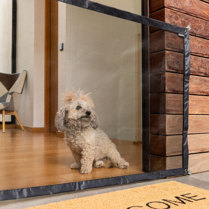 Rete di sicurezza per animali domestici Petinu - nera - 112x73x0,2 cm