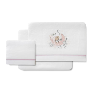 Triptico Coche Coralina Mod New Sleeping Bco/Rosa