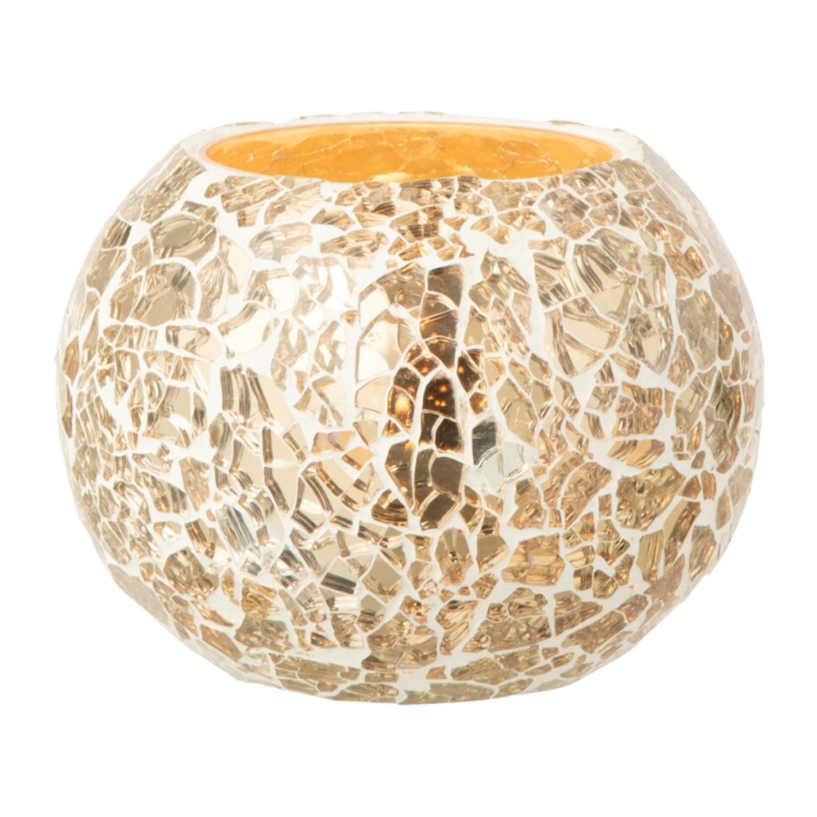 J-Line bougeoir Bal - verre - or