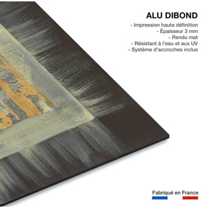 Tableau Carré magique doré Tableau alu Dibond