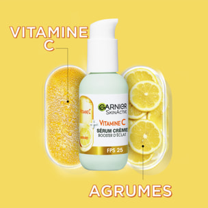 Garnier SkinActive Vitamine C Sérum Crème 2en1 Booster d'éclat