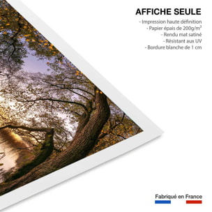 Affiche Au bout du lac, le saut Affiche seule