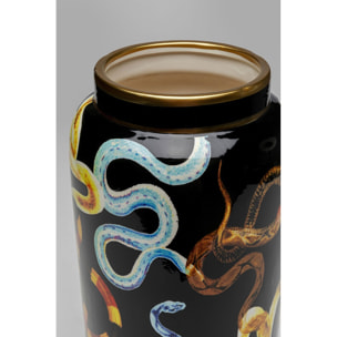 Vase noir serpents 40cm Kare Design