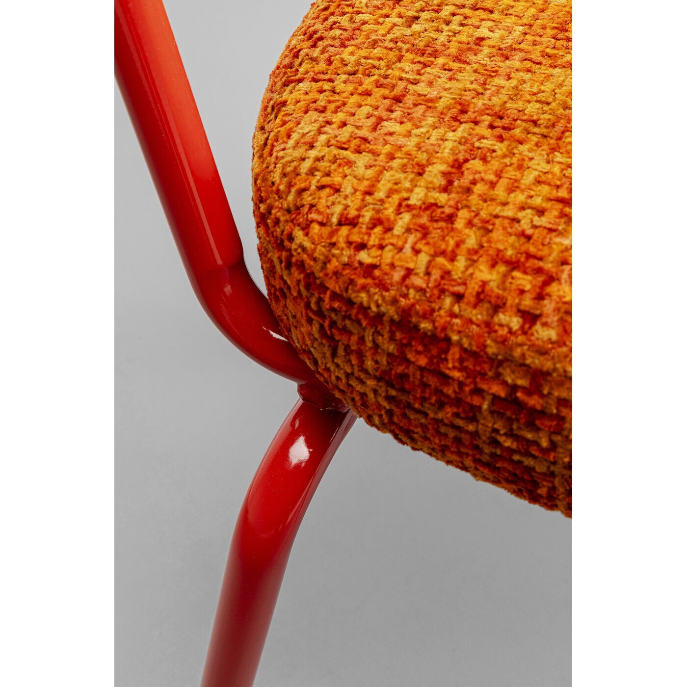 Chaise Ally orange et rouge Kare Design