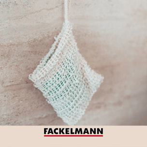 Ensemble de 4 sacs à savons solides en sisal Fackelmann Tecno