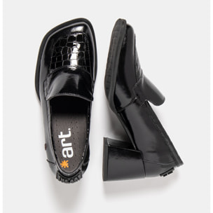 Zapatos con tacón 1705 NAPPA SHINNY BLACK/ VERONA color Black