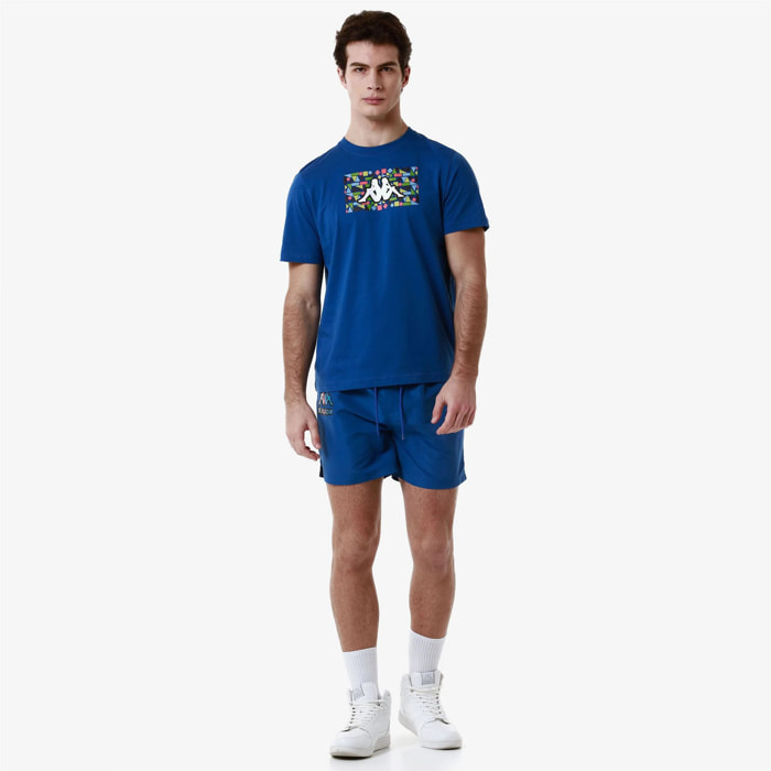 Kappa - Costumi da Bagno Uomo Blu - Logo Friogo