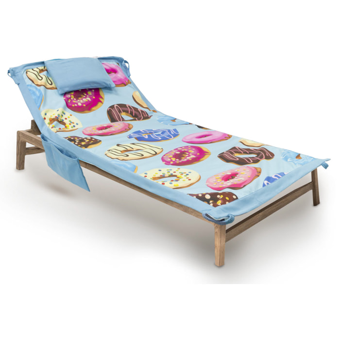 Telo Mare Lettino In Microfibra Disegno Summer