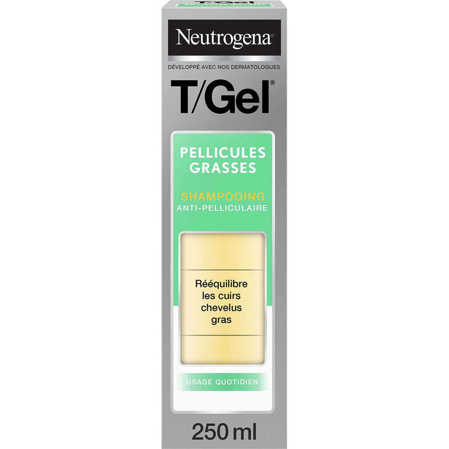 T/Gel Shampooing Anti-Pelliculaire - Pellicules Grasses Rééquilibre Cuir Chevelu Gras 250ml