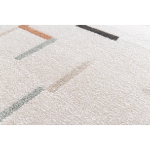 DOMUS Alfombra de estilo escandinavo multicolor, varias medidas disponibles.