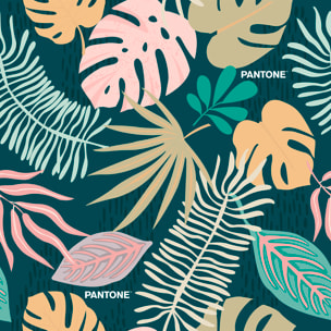 Pantone - Funda Nórdica Estampada - Cierre Solapa - 100% Algodón - Incluye 1/2 Fundas de Almohada - Jungly