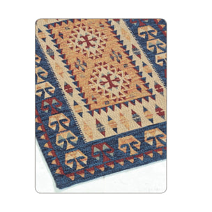 Tappeto Camera Cucina e Bagno Kilim Blu