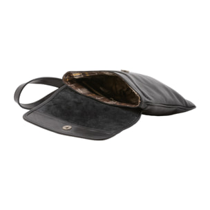 Borsa a tracolla da uomo in vera pelle - Modello False - Made in Italy - 25.0 x 23.0 x 4.0 cm