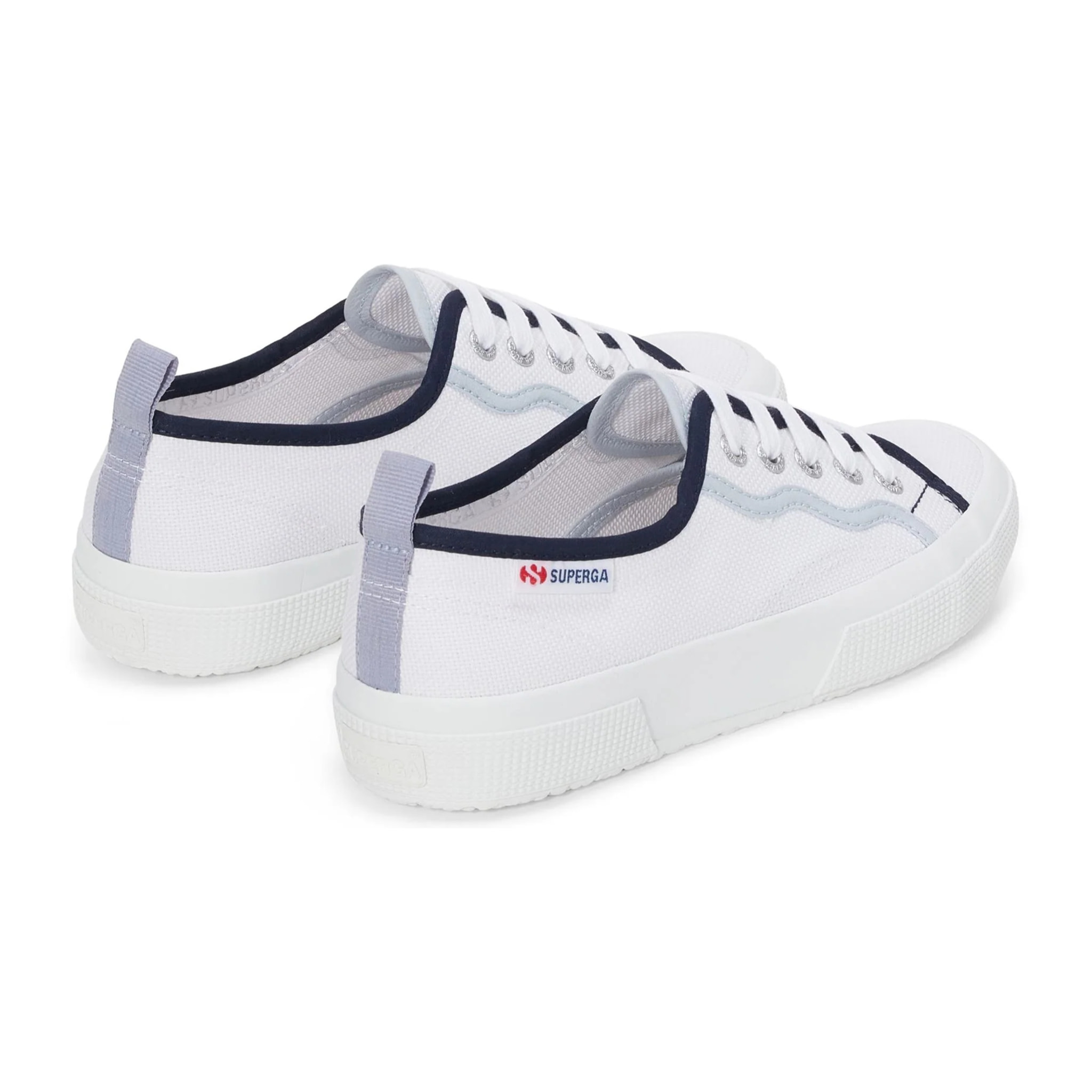 Le Superga Donna Grigio 2750 CURLY BINDINGS.