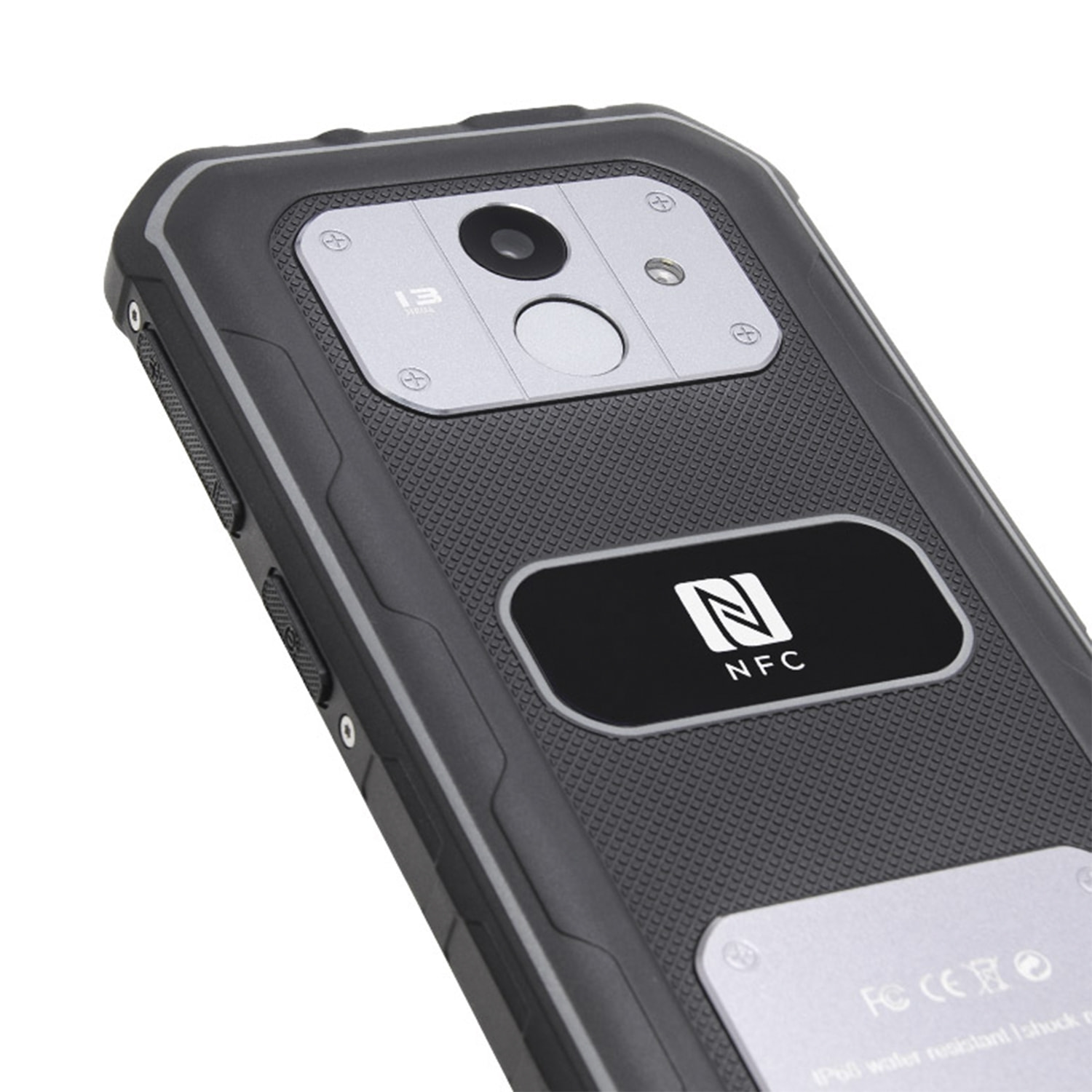 DAM Smartphone robusto  F963 4G, Android 10, 3 GB RAM + 32 GB. Schermo da 5,5''. 13MP+8MP. GPS. GPS IP68. LIVELLO PROVA IP68.3 (Anticaduta, Polvere, Acqua).Funzione POC.ALTOPARLANTE 0,8W. 7,7x1,4x15,5 cm. Colore nero