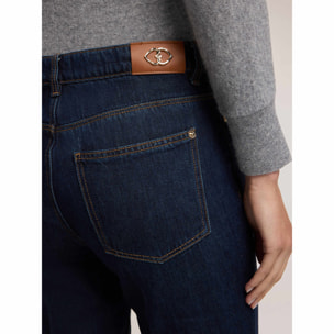 Motivi - Jeans carrot misto lyocell - Blu