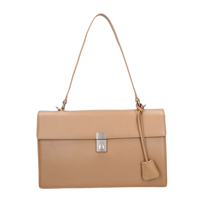 Borsa a spalla da donna Made in Italy - Modello Ereba Ultra - 100% pelle - 34.5 x 21.0 x 10.0 cm