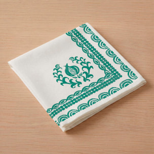 Pack 4 ud. Servilletas 100% algodón Mosaic