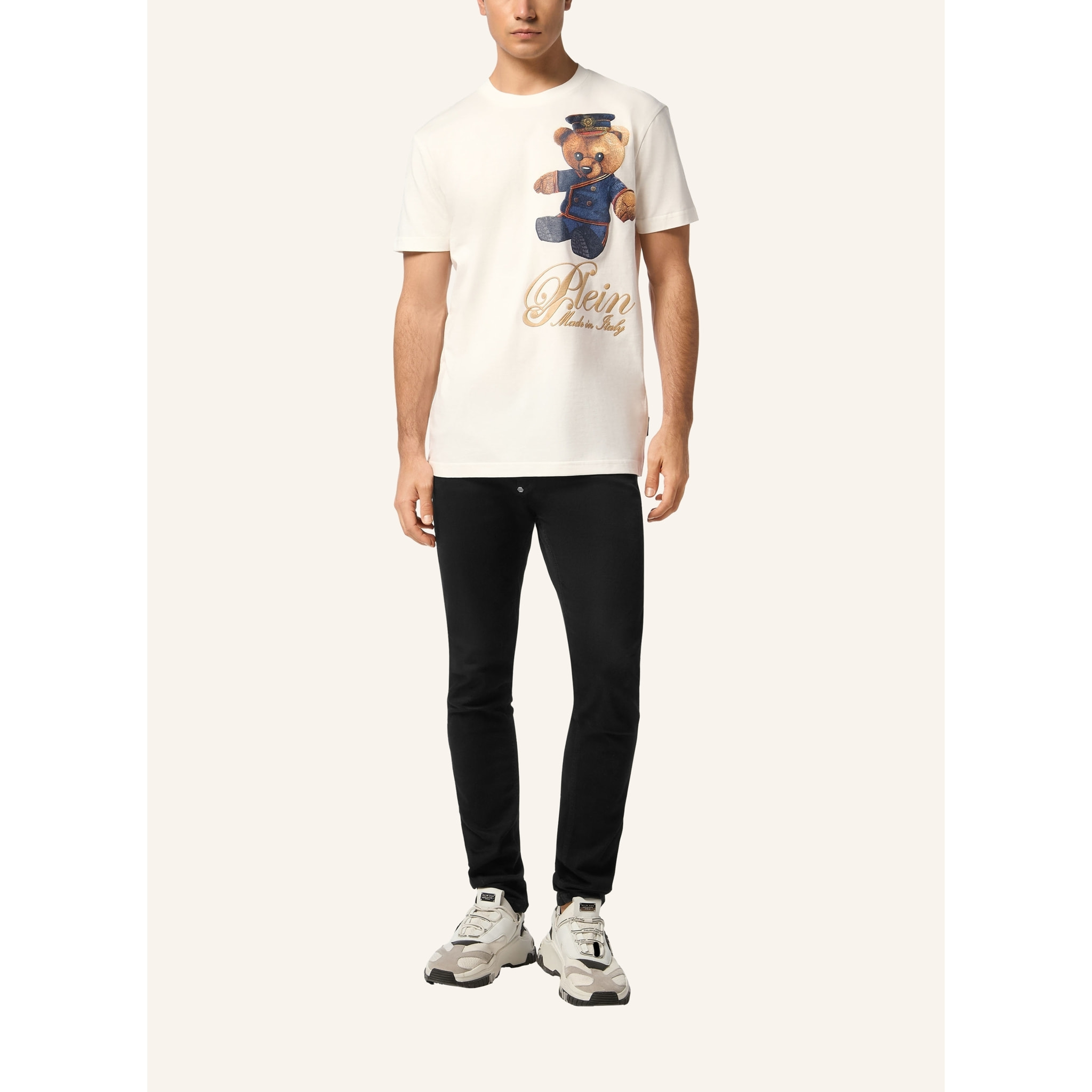 PHILIPP PLEIN Maglietta girocollo Ss TEDDY
