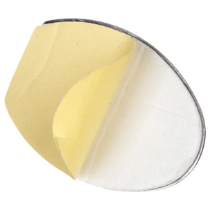 3 crochets adhésifs