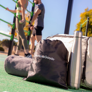 Pack Plateforme Vibrante avec Haut-parleur, Télécommande et Bandes de Résistance avec Guide d’Exercices InnovaGoods